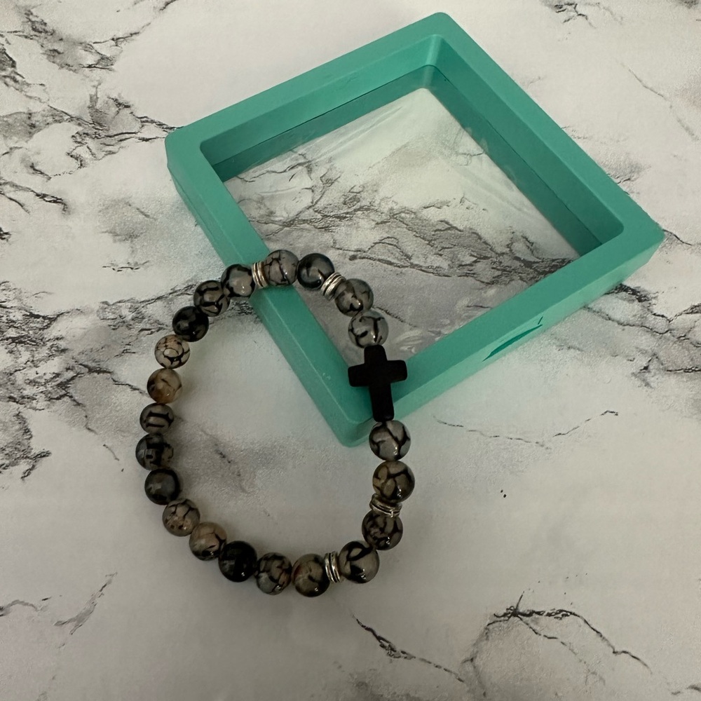 Oreo cross Unisex breaded bracelet !